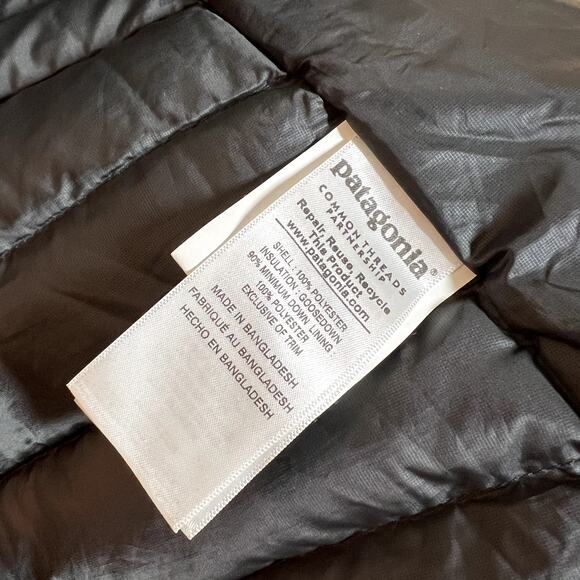 Patagonia Women's Goose Down Packable Gray Puffer Jacket Small - Picture 4 of 6